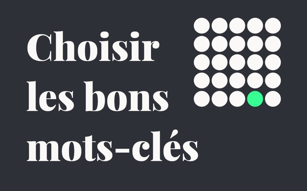 choisir les bons mots clés