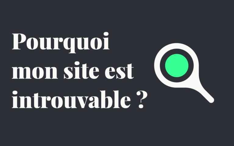 pourquoi mon site est introuvable