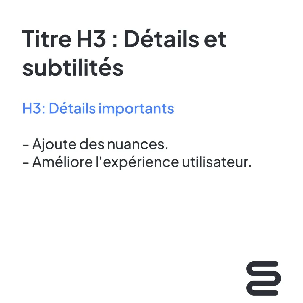 SEO titre H3