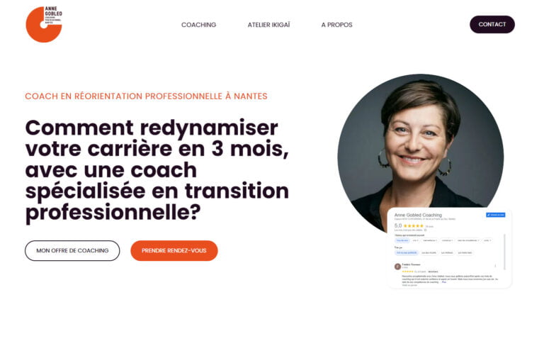 Freelance WordPress creation site de coaching
