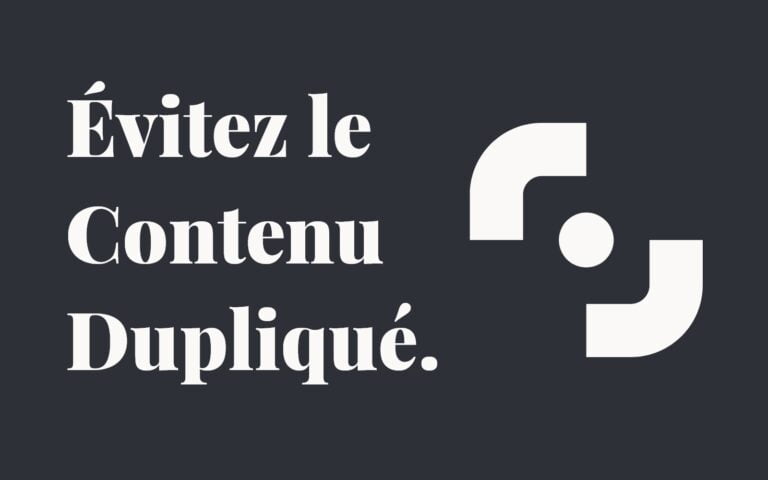 contenu dupliqué