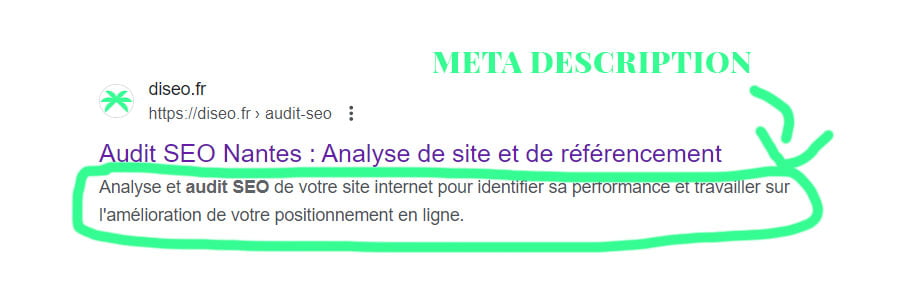 meta description