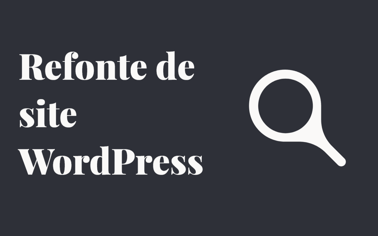 Refonte de site WordPress Rezé