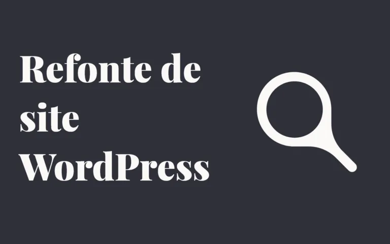 Refonte de site WordPress Rezé